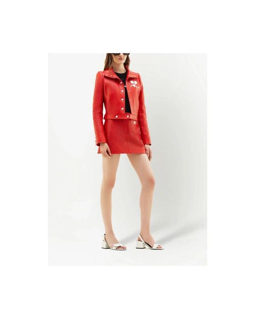 Courreges Light Jacket in het Red
