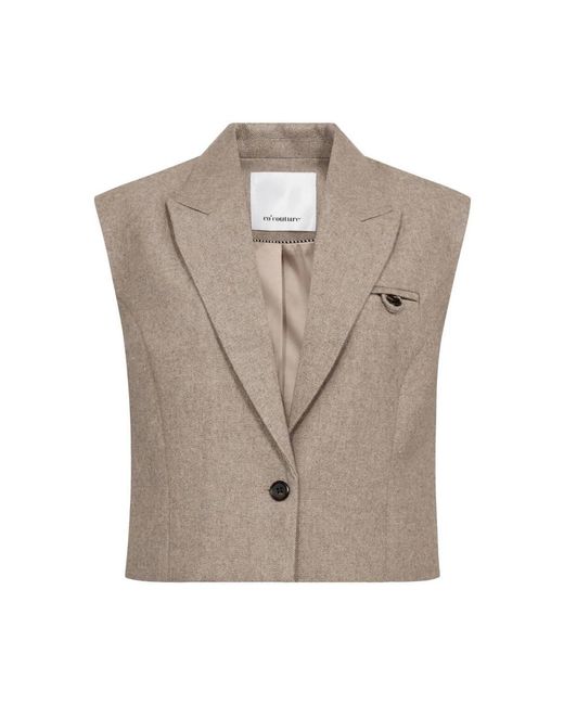 co'couture Meeracc Vest in het Natural