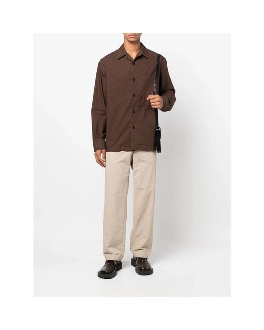 Straight Trousers di Nanushka in Natural da Uomo