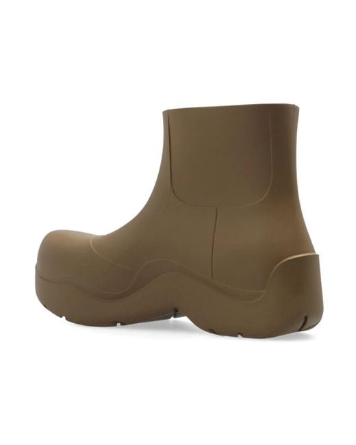 Bottega Veneta Brown Rain Boots for men