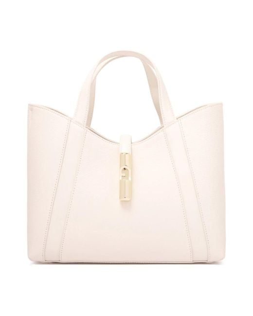 Tote Bags Furla de color Natural
