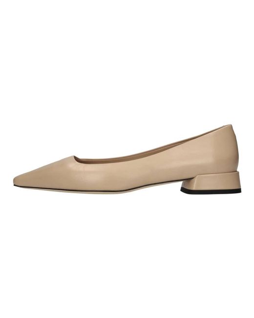 Evaluna 2507 Leren Pump in het Natural