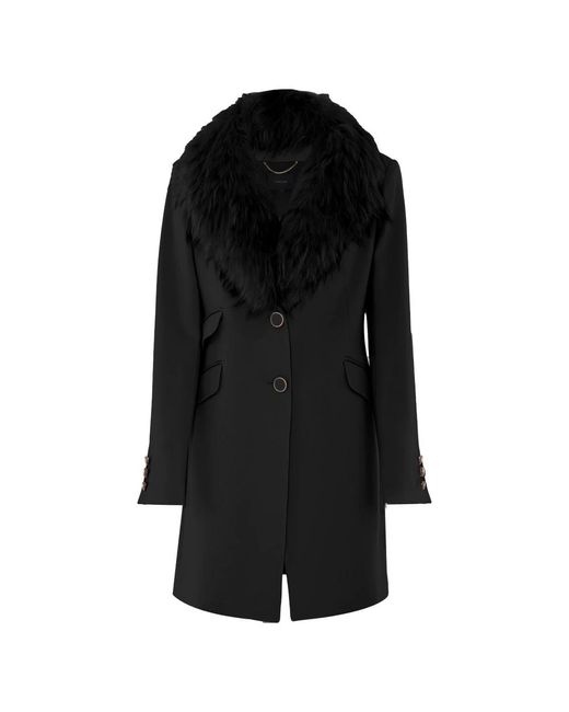 Single-Breasted Coats Kocca de color Black
