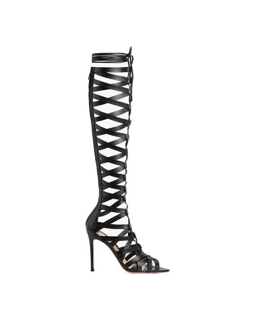 Gianvito Rossi Black High Heel Sandals