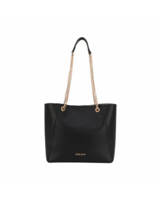 Joop! Black Schwarze Pu Shopper Tasche Singolo Kollektion