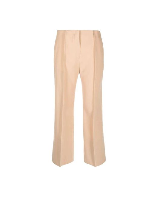 Jil Sander Natural Wide Trousers