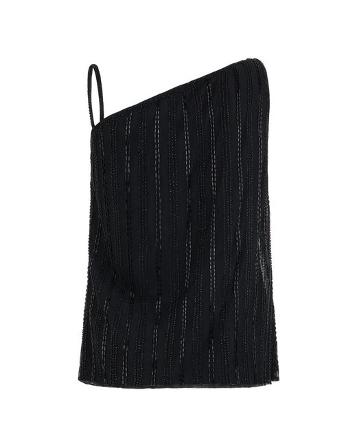 Ralph Lauren Black Sleeveless Tops