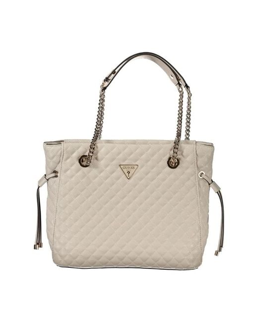 Guess Natural Stilvolle rosa polyethylen handtasche