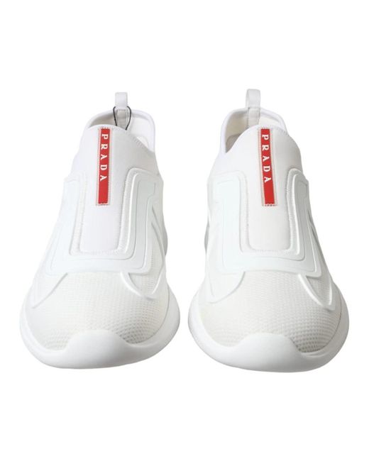 Prada Sneakers in White for Men | Lyst