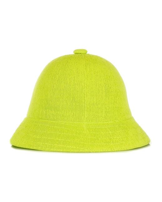 Kangol Accessoires ,Groen ,Polyester Casual Visserhoed in het Yellow voor heren