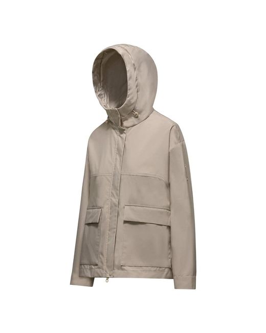 Bomboogie Short Parka in het Gray