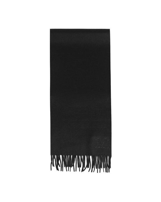 Max Mara Black Winter Scarves