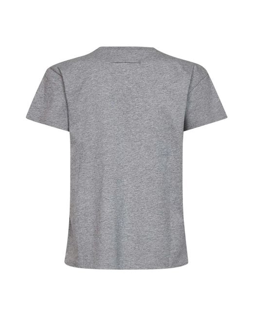 MM6 by Maison Margiela Gray T-Shirts