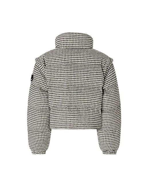 Pinko Gray Winter Jackets