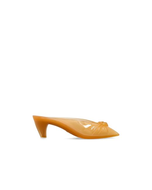 Chloé Natural Heeled Mules