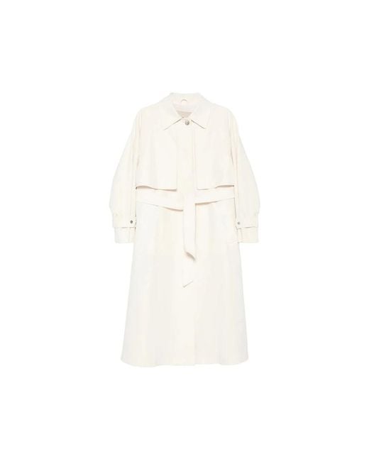 Herno White Trench Coats