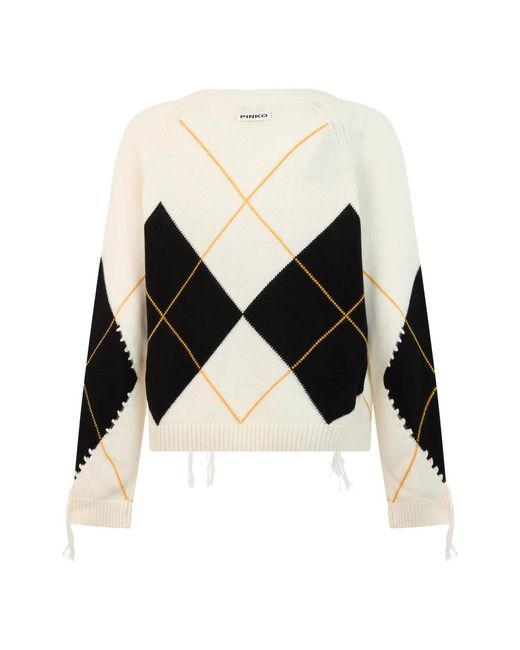 Pinko Black Round-Neck Knitwear