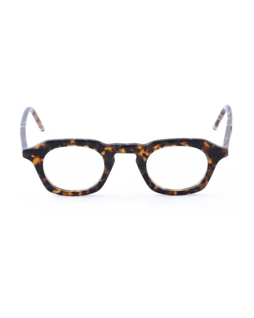 Thom Browne Brown Oval Rx Optical Frame