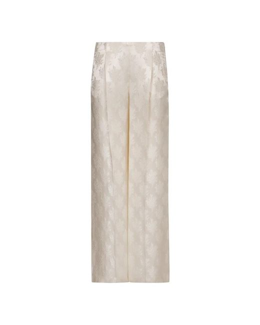 Fendi Natural Straight Trousers