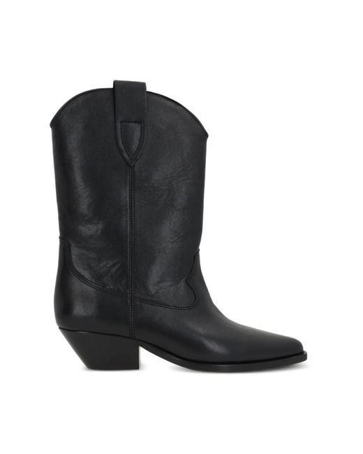 Isabel Marant Black Cowboy & Biker Boots