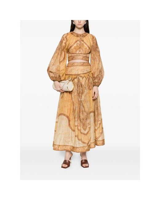 Zimmermann Natural Blouses
