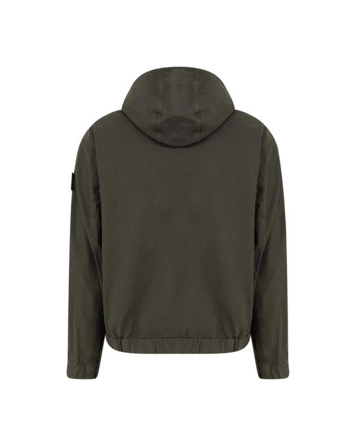 Stone Island Green Bomber Jackets for men