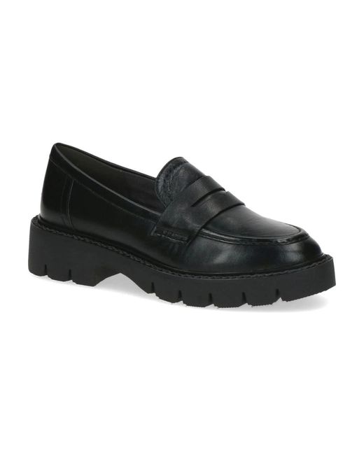 Caprice Black Loafers