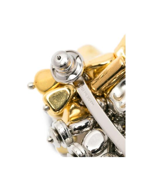 Dries Van Noten Metallic Earrings