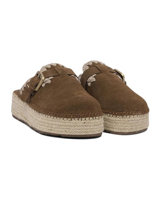 Mules di Mou in Brown