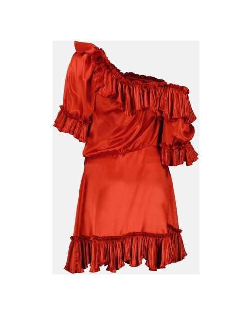 Saint Laurent Red Party Dresses