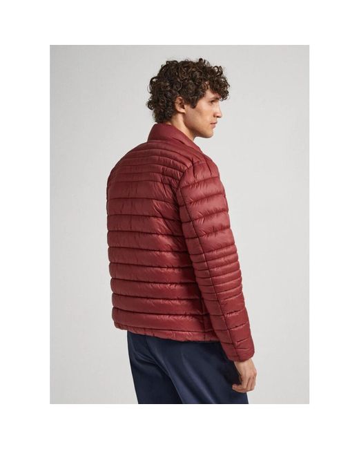 Pepe Jeans Red Down Jackets for men
