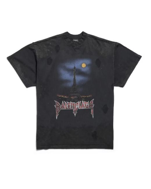 T-Shirts Balenciaga de hombre de color Black