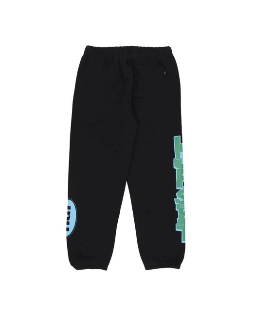 Huf Black Sweatpants for men