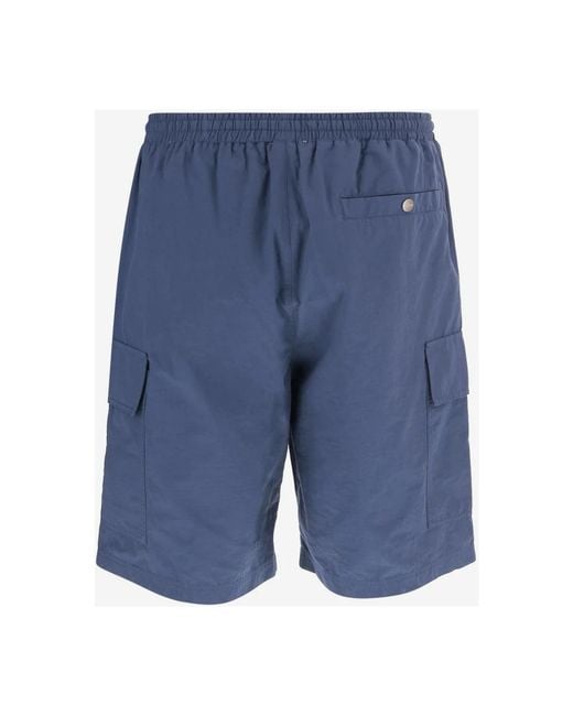 Autry Blue Casual Shorts for men