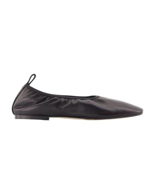 Aeyde Black Ballerina Shoes