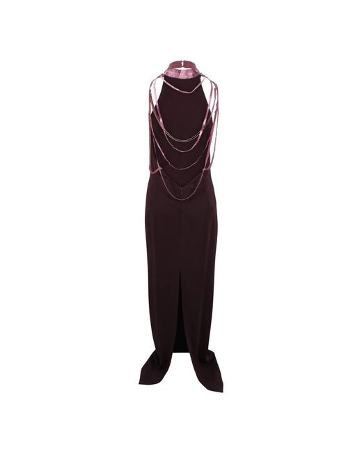 The Attico Purple Gowns