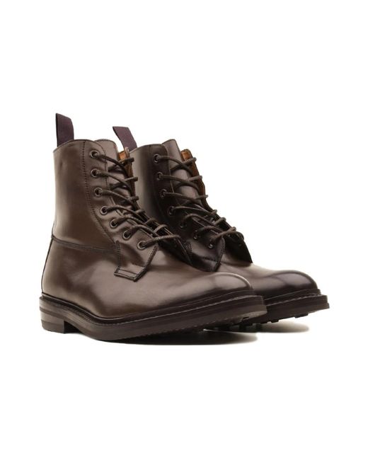 Tricker's Brown Lace-Up Boots for men