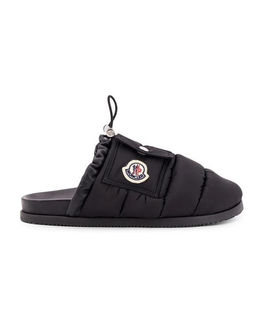 Mules Moncler de color Black