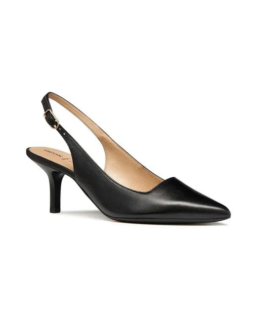 Geox Black Kleopy Slingback