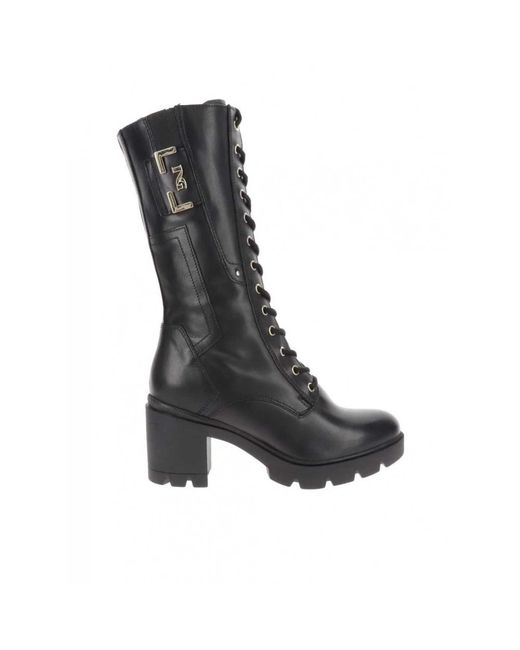 Nero Giardini Black Heeled Boots
