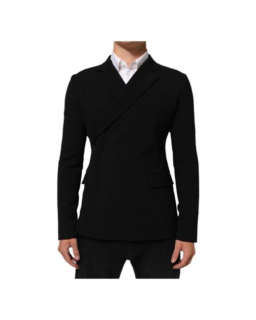 Dolce & Gabbana Black Blazers for men