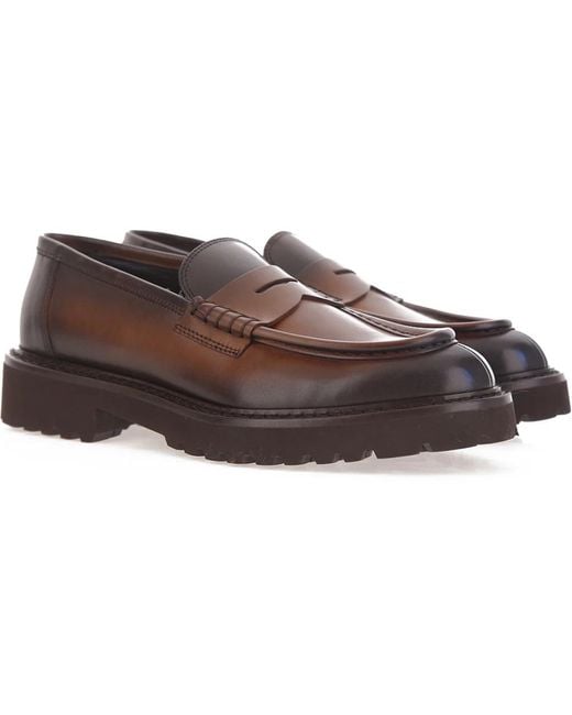 Doucal's Brown Loafers for men