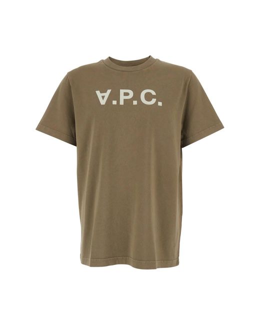 T-Shirts A.P.C. de hombre de color Green