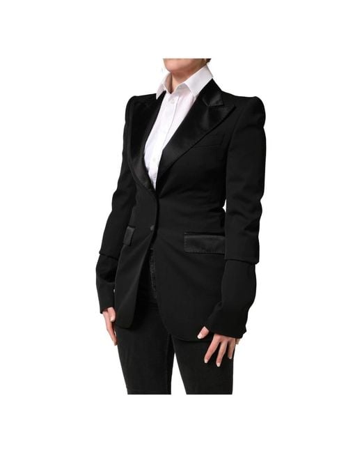 Dolce & Gabbana Black Blazers