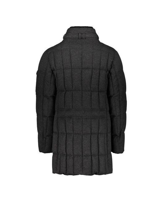 Moorer Black Double-Breasted Coats for men