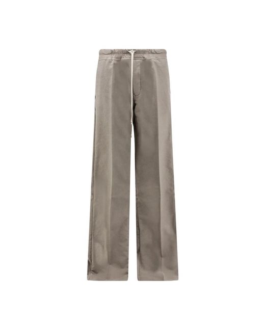 Rick Owens Gray Wide Trousers for men