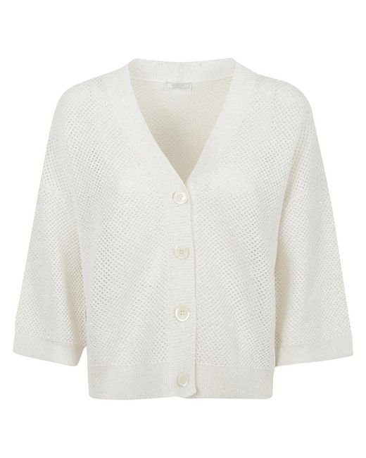 Peserico White Cardigans