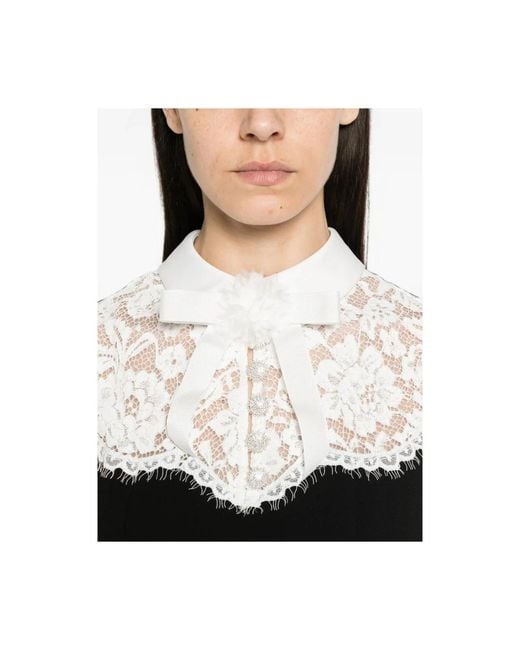 Self-Portrait Black Midi Dresses