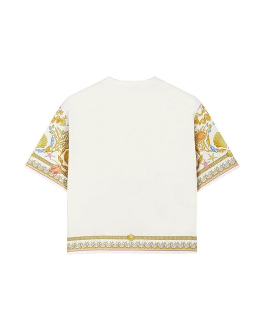 T-Shirts Versace de color Metallic