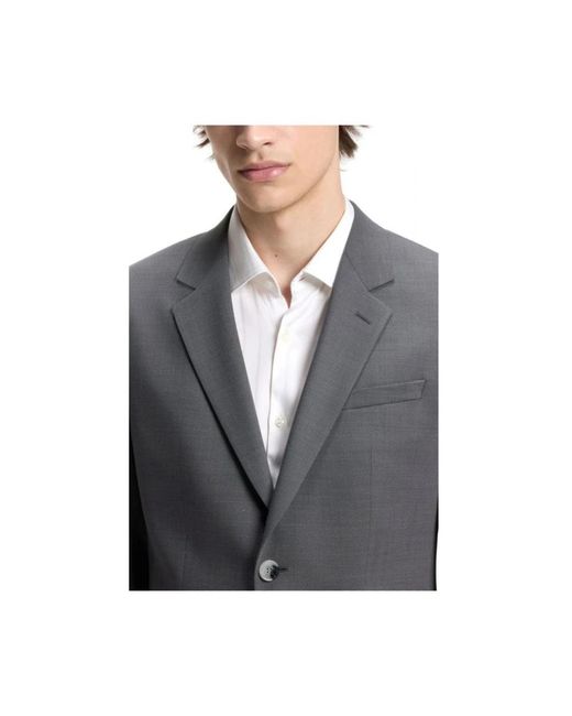 Single Breasted Suits HUGO de hombre de color Gray